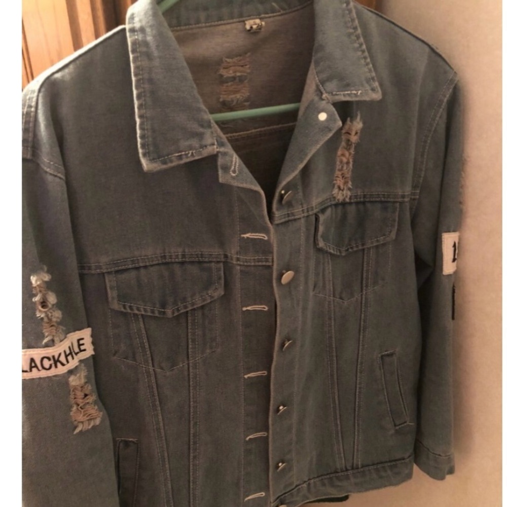 Aieryiyi Denim Jacket Size Small Ladies